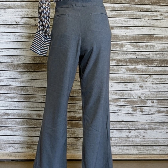 Calvin Klein Charcoal Flare Leg Trousers - Picture 7 of 10